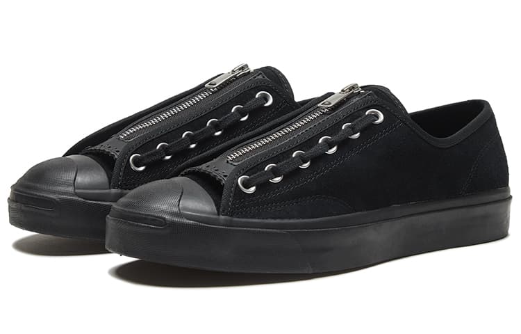 Кроссовки Converse Jack Purcell Zip Black - изображение 3