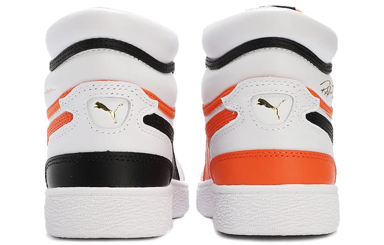 Кроссовки PUMA Ralph Sampson Mid White Orange - изображение 4
