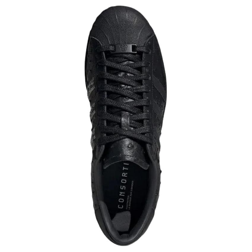 Кроссовки Adidas Originals x Footpatrol SUPERSTAR Скейтборд Кроссовки Унисекс Черные - изображение 3