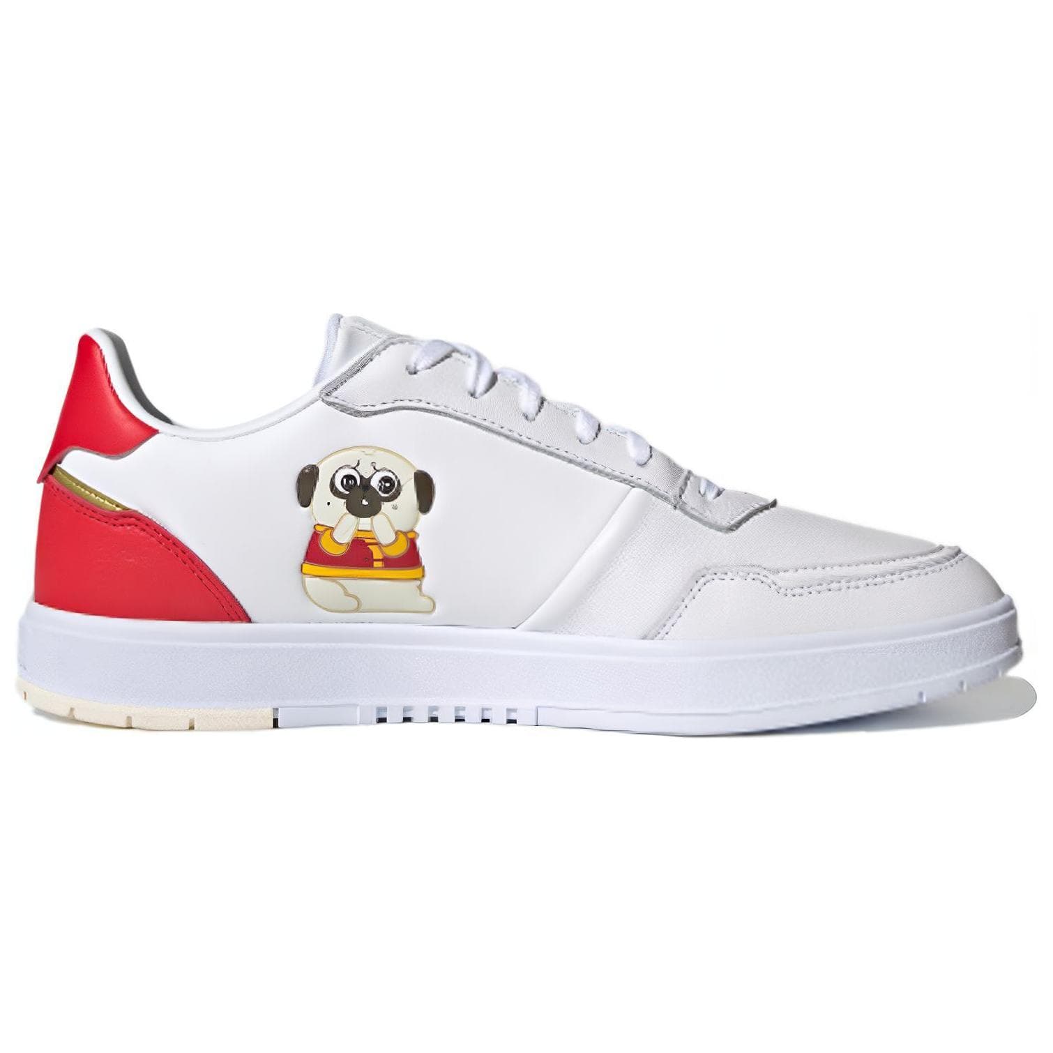 Кроссовки adidas neo Courtmaster White Red - изображение 2