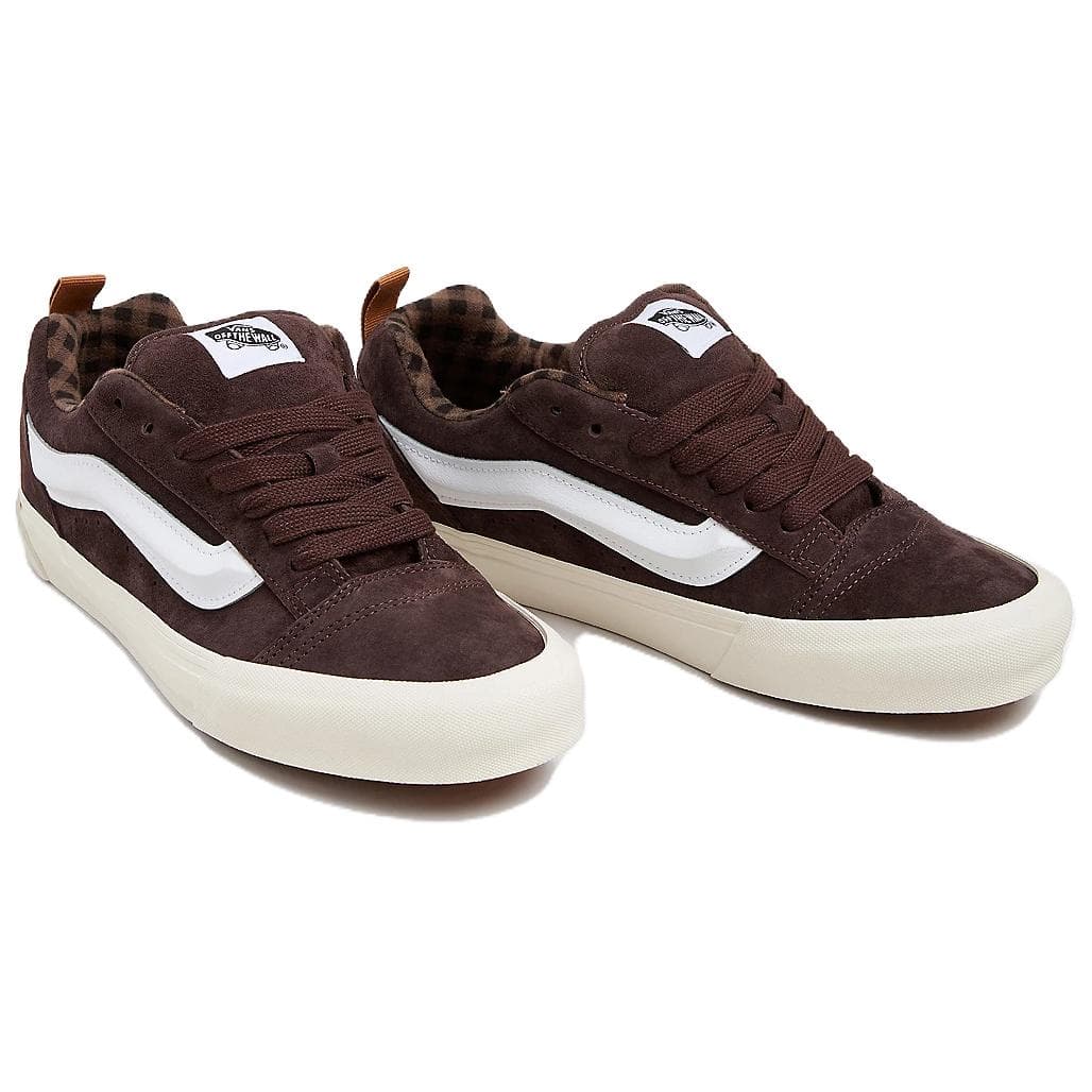 Кроссовки Vans Knu Skool Устойчивая к истиранию низкая скейтбордическая обувь для женщин коричневый цвет - изображение 3