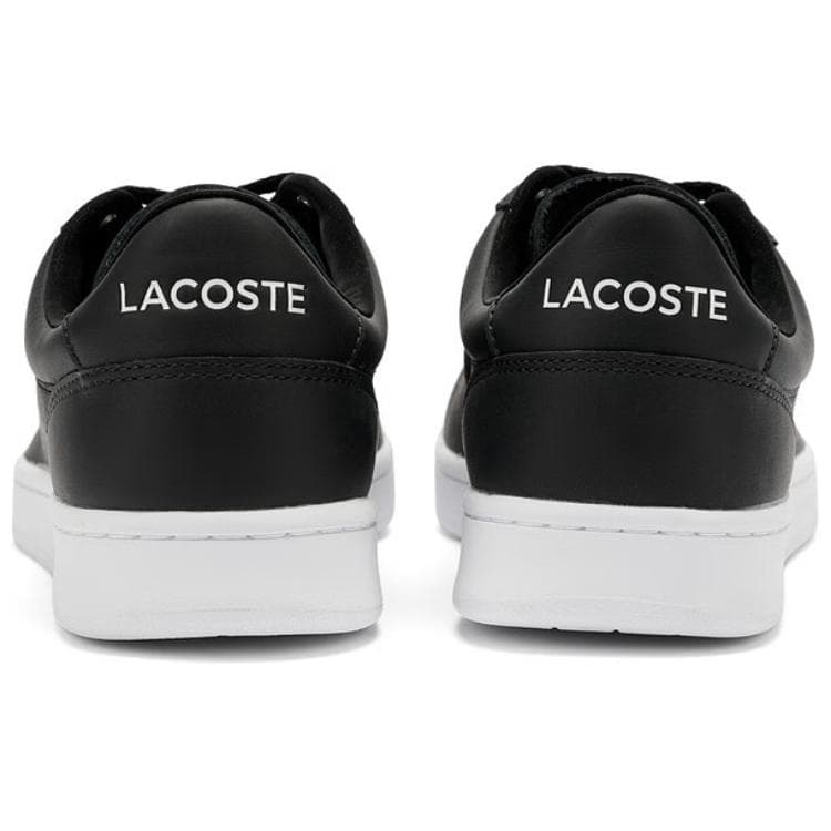 Кроссовки LACOSTE Низкие кроссовки для скейтбординга Мужские Черно-белые - изображение 4
