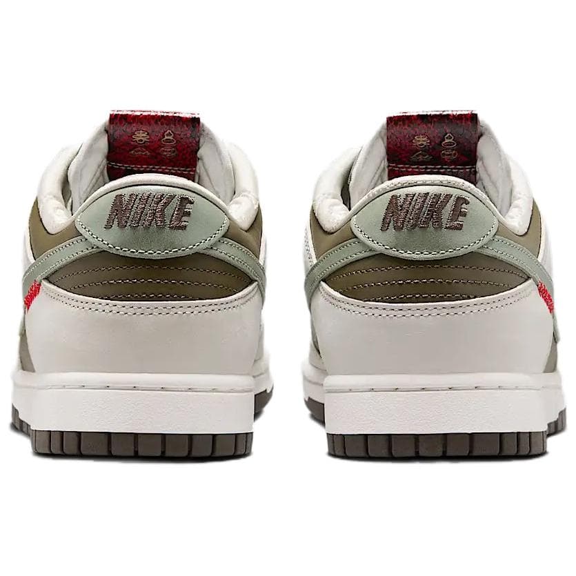Кроссовки Nike Dunk Low Топ Скейтборд Обувь Мужская Белая Зеленая - изображение 5