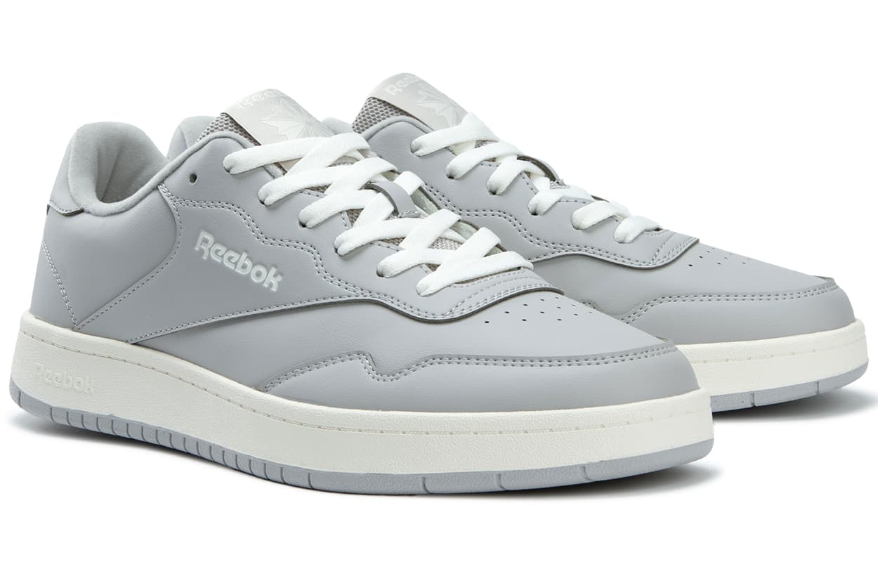 Кроссовки Reebok COURT 1000 Low Топ Скейтборд Обувь Унисекс Светло-Серый - изображение 2