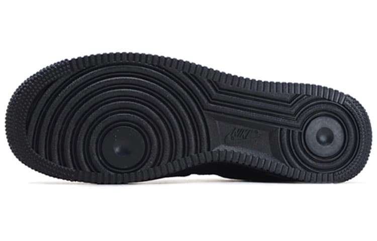 Кроссовки Stussy x Nike Air Force 1 Low "Triple Black" — фото 6