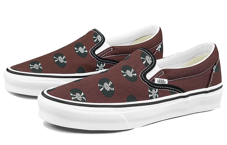Кроссовки WACKO MARIA x Vans Slip-On Lx Brown - изображение 2
