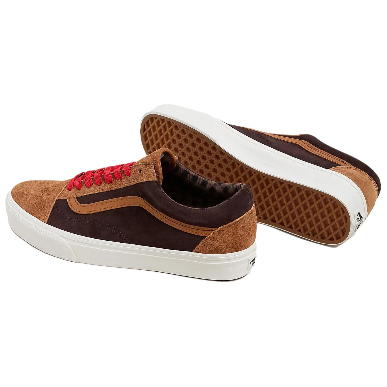 Кроссовки Vans Old Skool Low Топ Скейтборд Кроссовки Мужские Коричневые - изображение 4