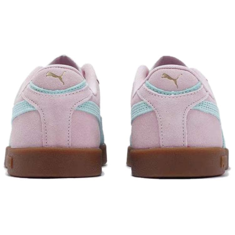Кроссовки PUMA Club II Era Устойчивые к истиранию Низкие Кеды Немецкий Армейский Унисекс Розовый Красный - изображение 4