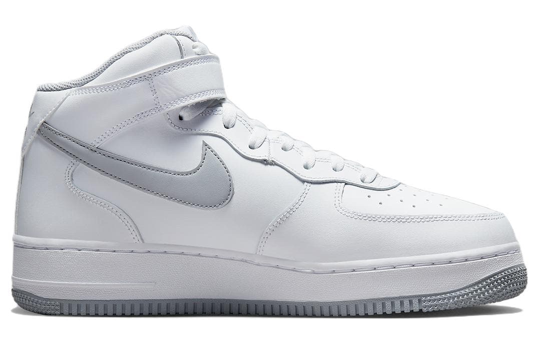 Кроссовки Nike Air Force 1 Mid "White Metallic" — фото 2