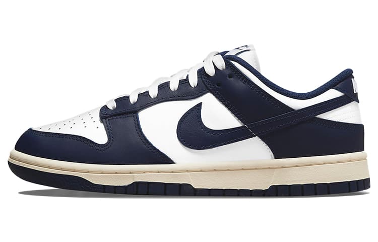Кроссовки Nike Dunk Low "Midnight Navy and White"