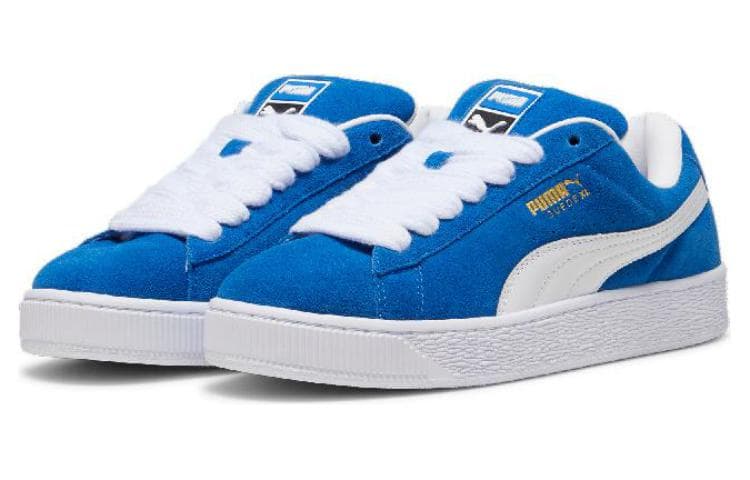 Кроссовки PUMA Suede White Blue - изображение 3