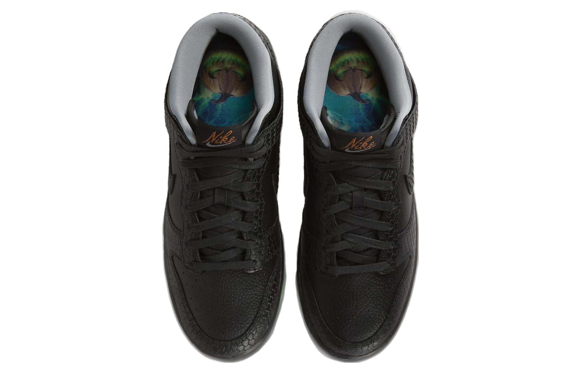 Кроссовки Nike Dunk Premium Mid Black Green — фото 4