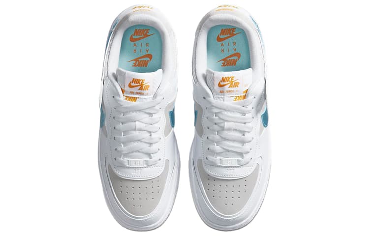 Кроссовки Nike Air Force 1 Shadow White Grey Blue — фото 4