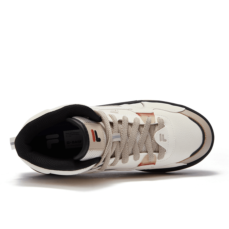 Кроссовки FILA Bank II Mid White Brown - изображение 2