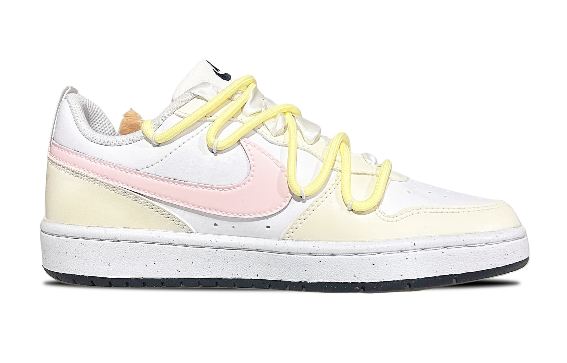 Кроссовки Nike Court Borough High GS Pale Yellow - изображение 2