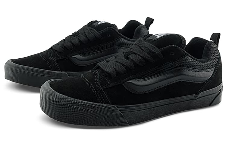 Кроссовки Vans Knu Skool Classics Black - изображение 3