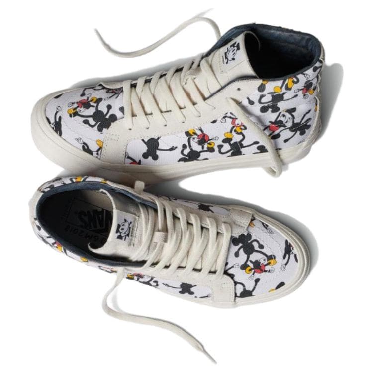 Кроссовки Disney x Vans SK8 Geoff McFetridge White Black - изображение 4