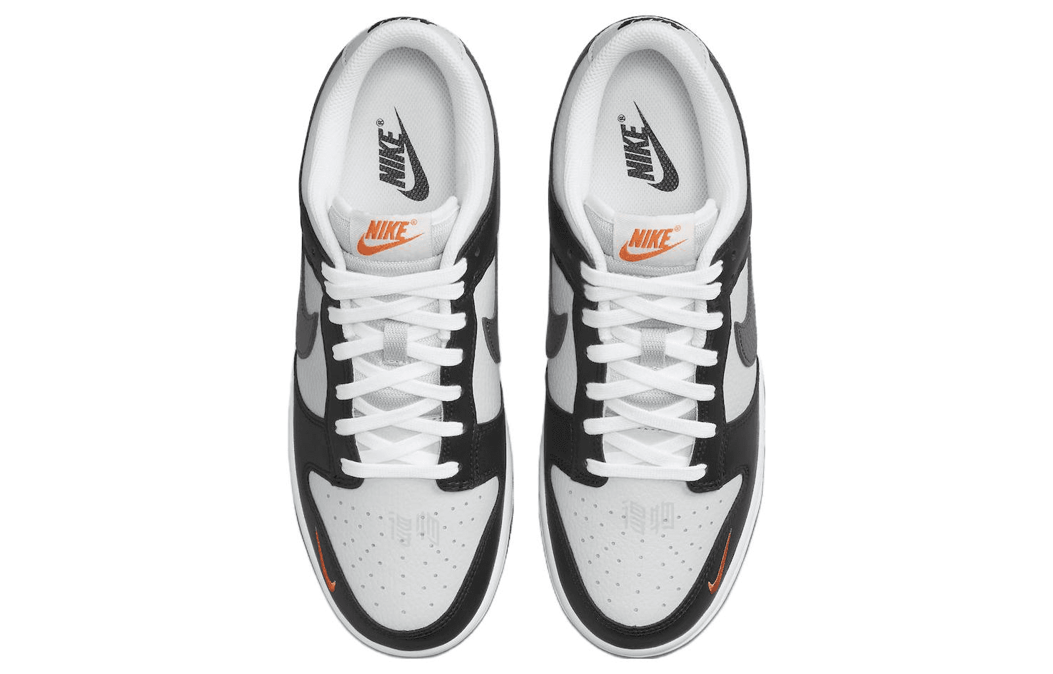 Кроссовки Nike Dunk Low Black Grey Orange — фото 4