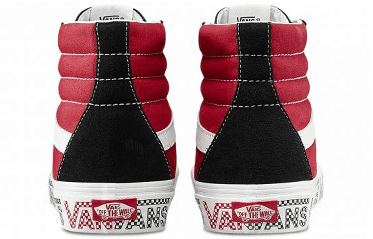 Кроссовки Vans SK8 High Black Red - изображение 5