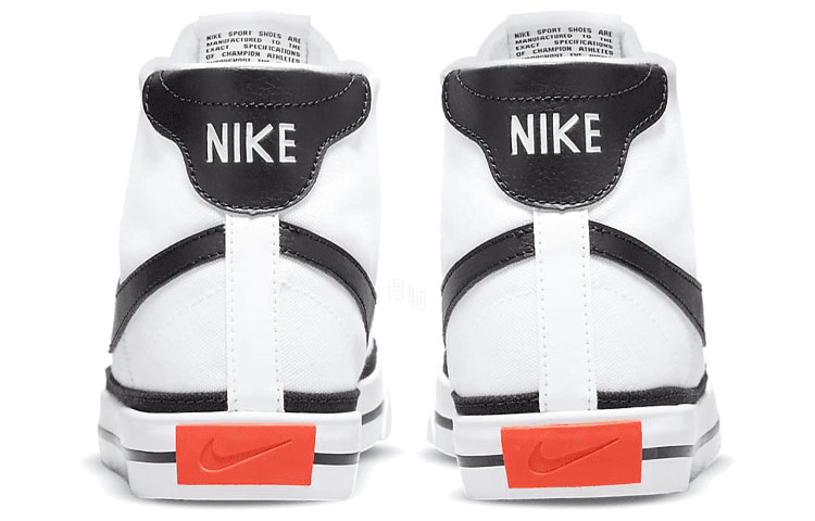 Кроссовки Nike Court Legacy Canvas Mid White Black - изображение 5