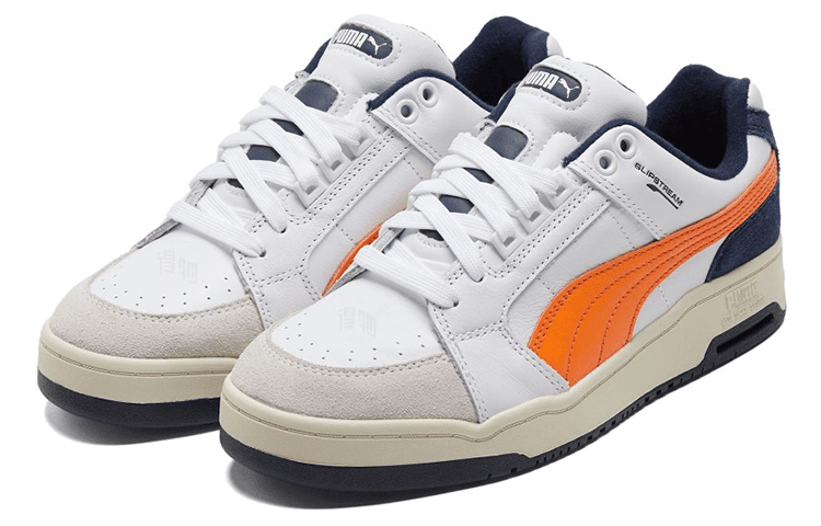 Кроссовки PUMA Slipstream Low Retro White Blue Orange - изображение 3