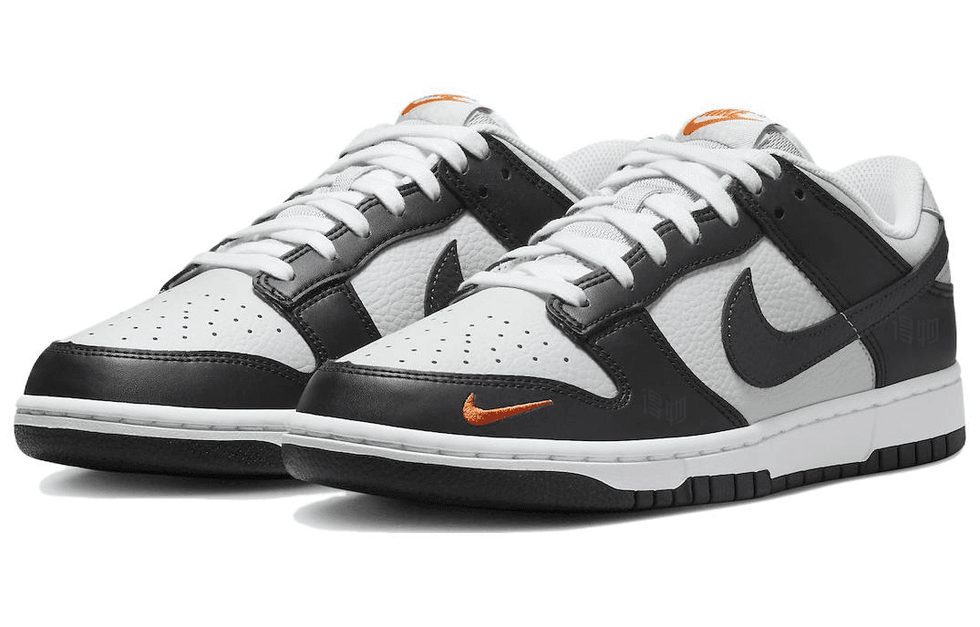 Кроссовки Nike Dunk Low Black Grey Orange — фото 3