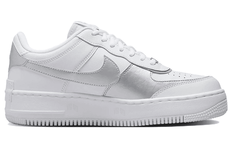 Кроссовки Nike Air Force 1 Low Shadow White Silver - изображение 2