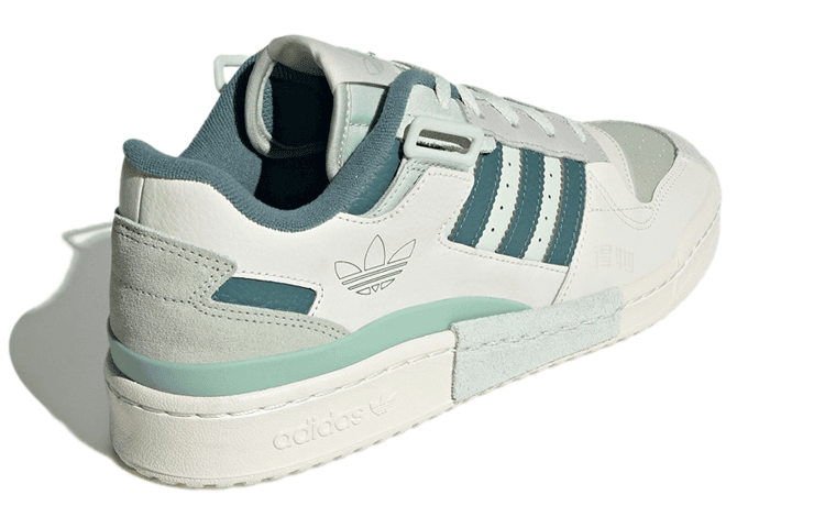 Кроссовки adidas Forum Exhibit Low White Brown Green - изображение 4