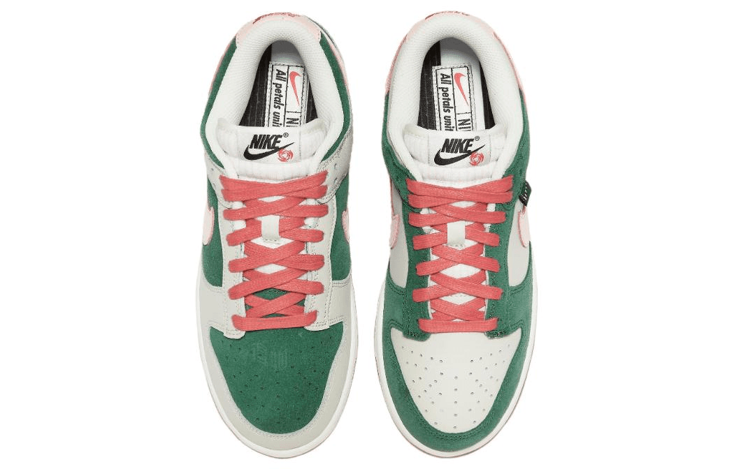 Кроссовки Nike Dunk Low Pink Green — фото 3