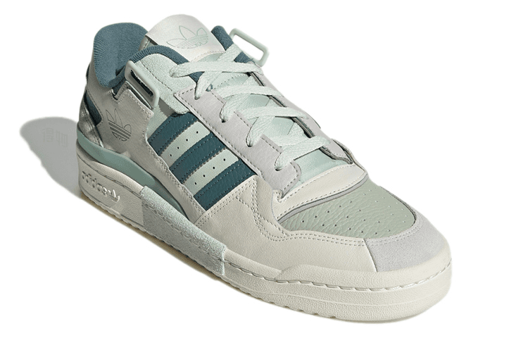Кроссовки adidas Forum Exhibit Low White Brown Green - изображение 3