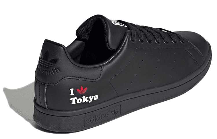 Кроссовки adidas Stan Smith Black Red White - изображение 4