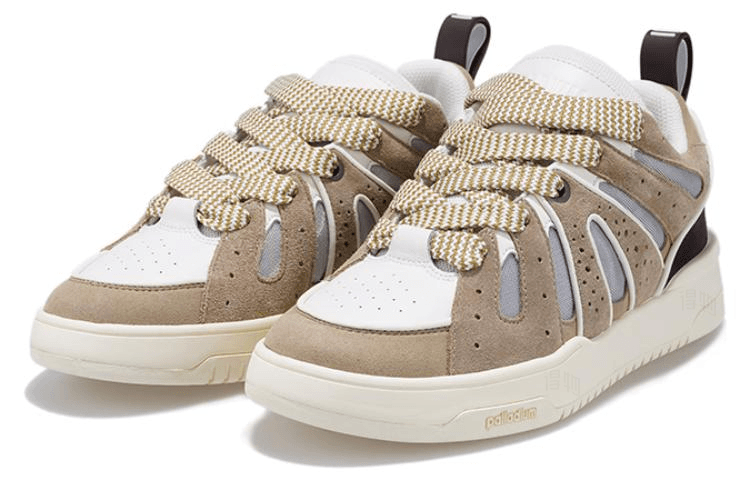 Кроссовки Palladium Retro Low Brown White - изображение 3