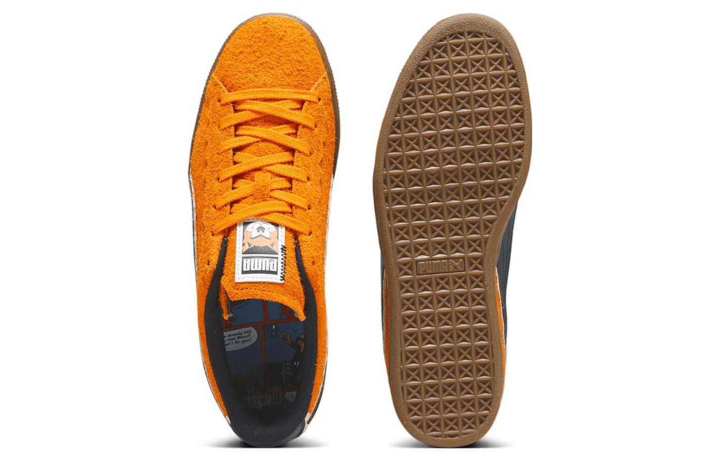 Кроссовки SMURF x PUMA Suede Orange - изображение 4