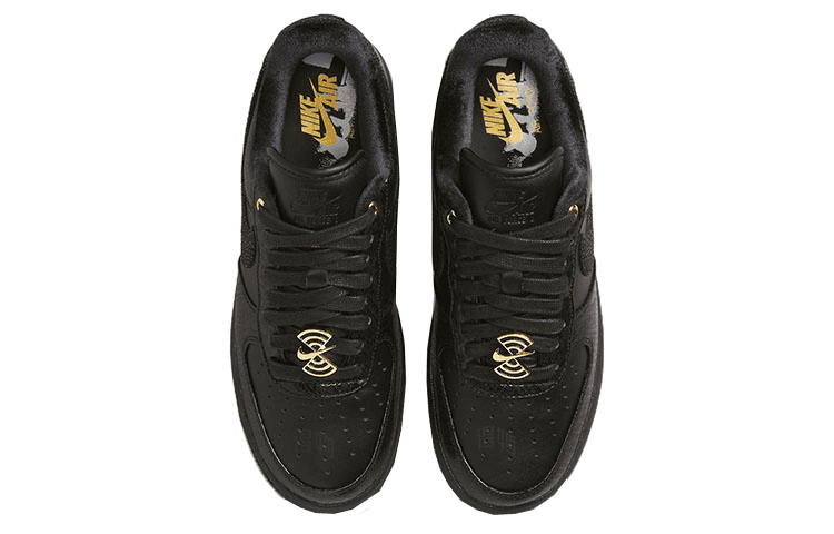Кроссовки Nike Air Force 1 Low 07 LX "Breakthrough" Black Gold — фото 4