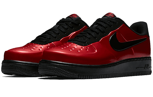 Кроссовки Nike Air Force 1 Foamposite Pro Cup Red Black — фото 3