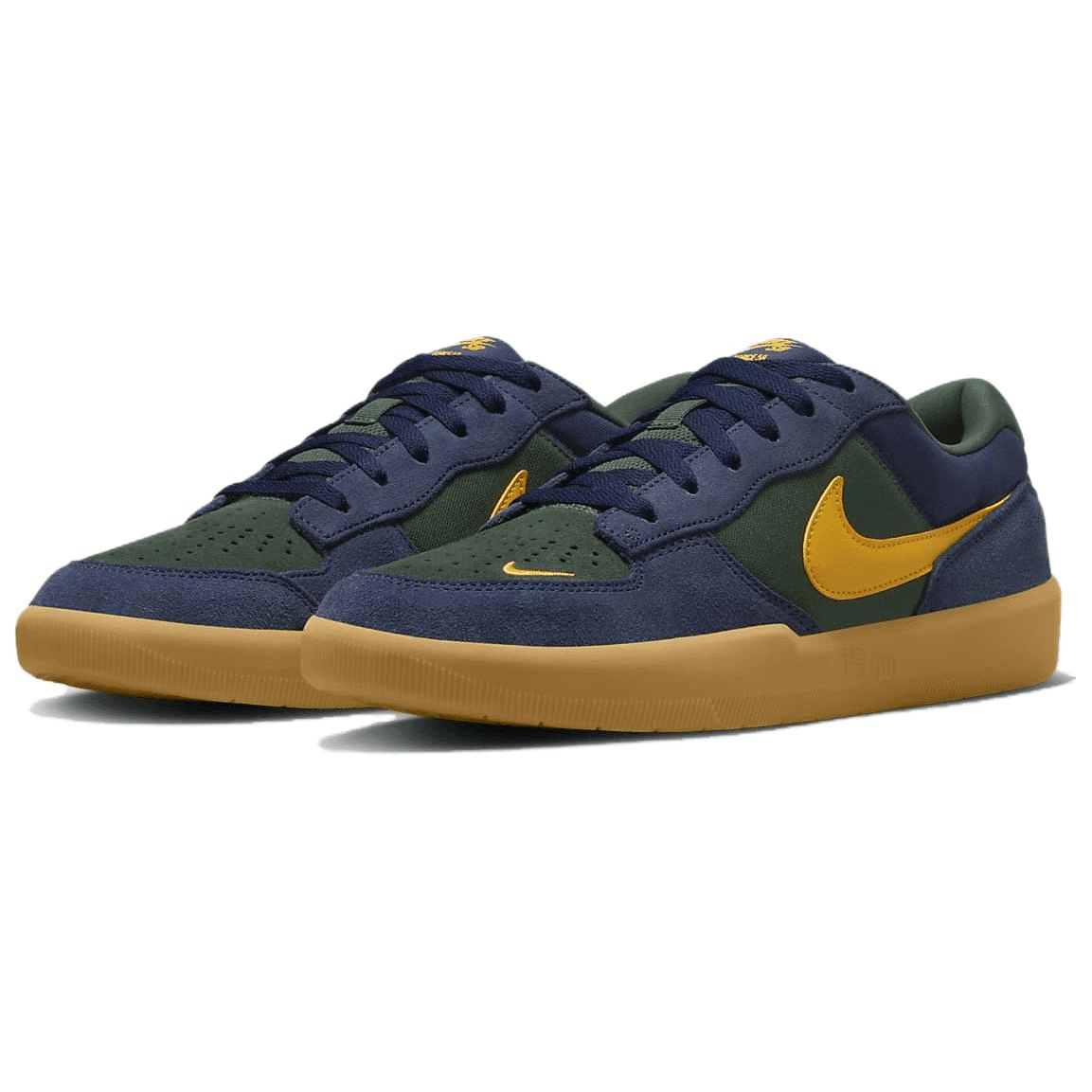 Кроссовки Nike SB Force 58 Blue Green Yellow - изображение 3