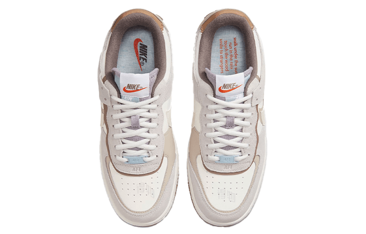 Кроссовки Nike Air Force 1 Low Shadow White Grey Purple - изображение 4