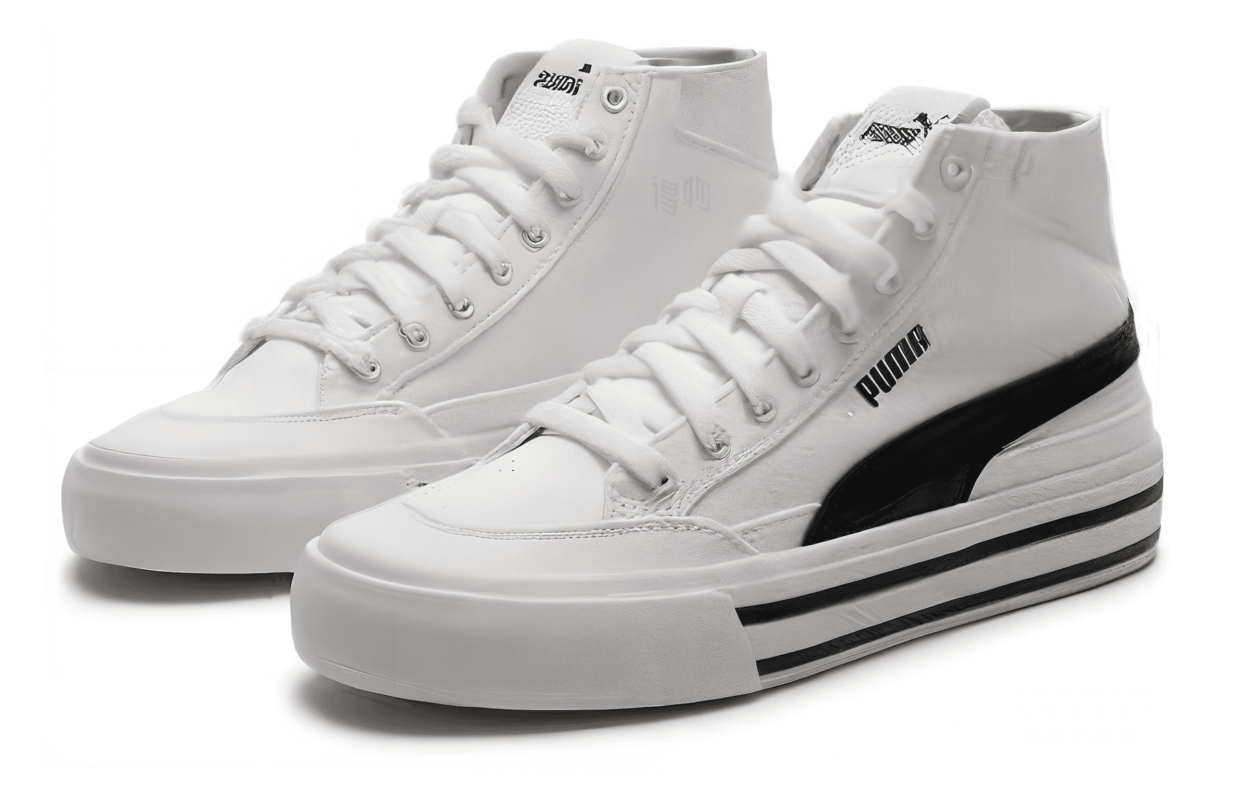 Кроссовки PUMA Court Classic White Black - изображение 3
