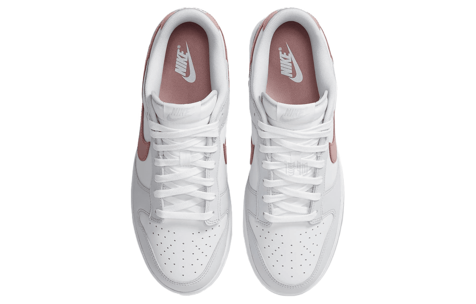 Кроссовки Nike Dunk Low Retro White Red — фото 3