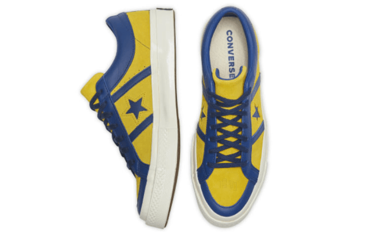 Кроссовки Converse One Star Academy Yellow Blue - изображение 4