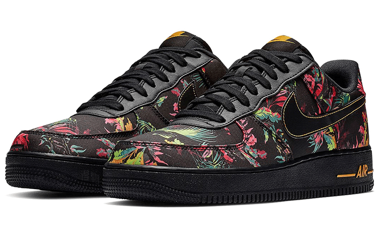 Кроссовки Nike Air Force 1 Low Black Floral - изображение 3