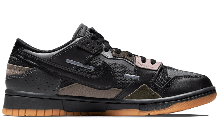 Кроссовки Nike Dunk Low Scrap Black Grey — фото 2