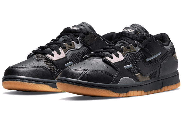 Кроссовки Nike Dunk Low Scrap Black Grey — фото 3