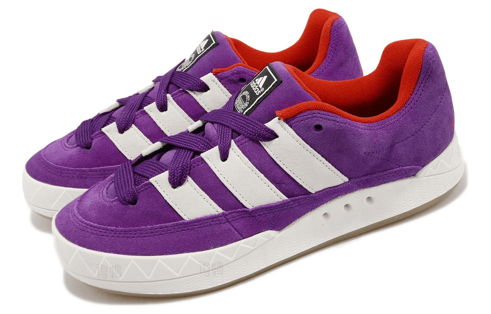 Кроссовки atmos x adidas Adimatic Purple Suede - изображение 3