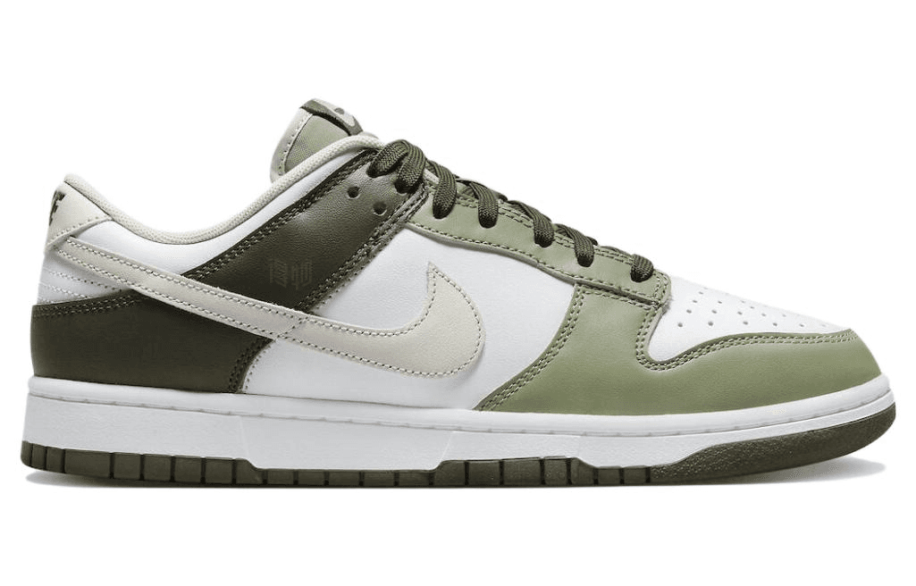 Кроссовки Nike Dunk Low Green White — фото 2