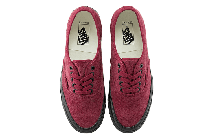 Кроссовки Vans Authentic LX Burgundy - изображение 3