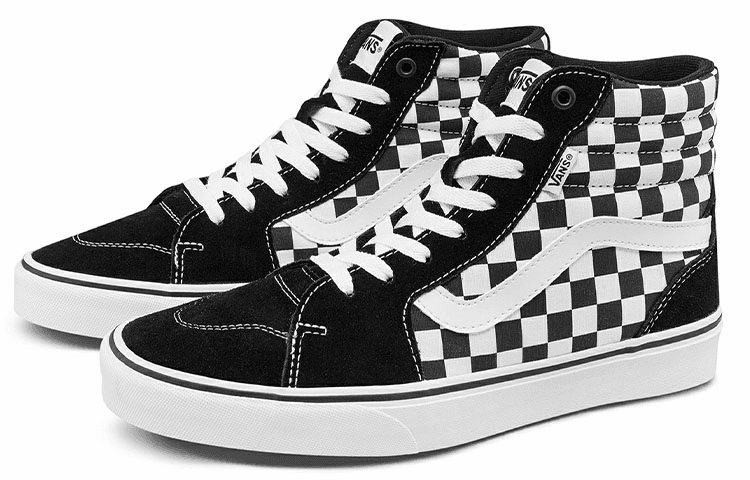 Кроссовки Vans Filmore Hi Black White - изображение 2