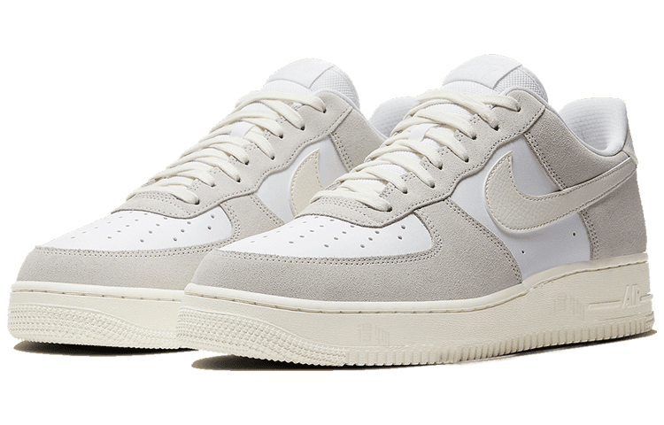 Кроссовки Nike Air Force 1 '07 PRM Grey White — фото 3