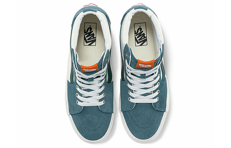 Кроссовки Vans SK8 High White Green - изображение 3