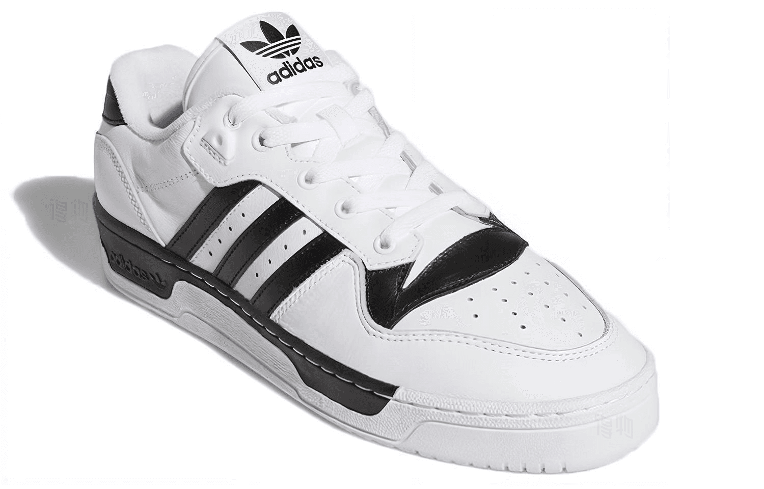 Кроссовки adidas Rivalry Low White Black - изображение 2
